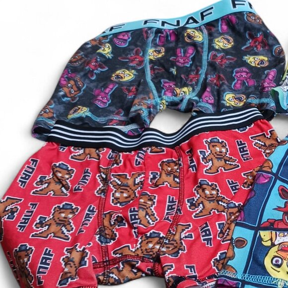 Set of 4 Boys Five Nights at Freddy’s Underwear – Size 8 – FNAF Gamer - Picture 4 of 8